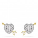 Boucles d'oreilles Idyllia en forme de c&oelig;ur