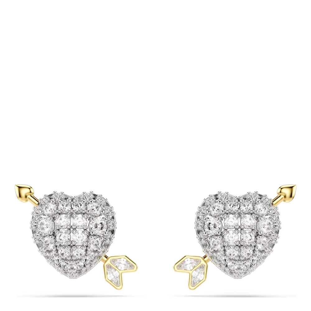 Swarovski Pendientes de botón Idyllia Corazón – imagen 4