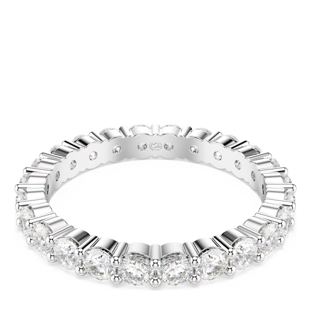 Swarovski Silver Rings Vittore Matrix Round Ring