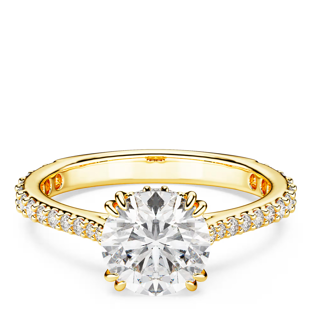 Swarovski Ringe Swarovski Anillo 5642617 T52 Stilla, Ring Rnd M 52 White/Gos