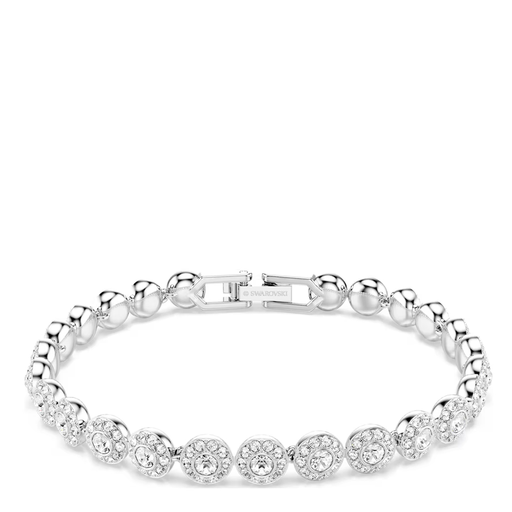 Swarovski Women's Silver Angelic Crystal Pavé Bracelet 5071173 In - Image 3