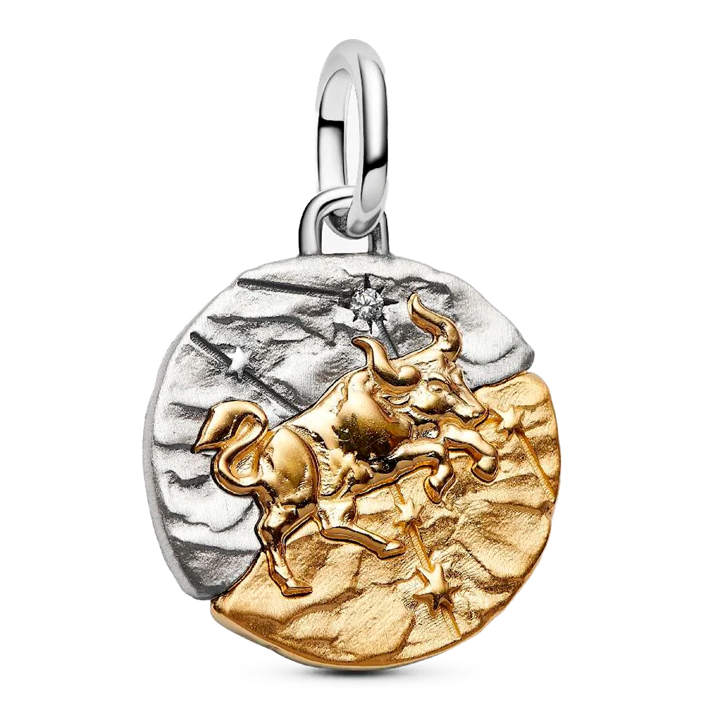 Pandora Charms Sternzeichen Stier Medaillon-Anhänger 764986C01