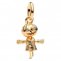 Pendentif citrouille &eacute;pouvantail 764770C01
