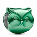 Mini hibou vert Charm 794900C01