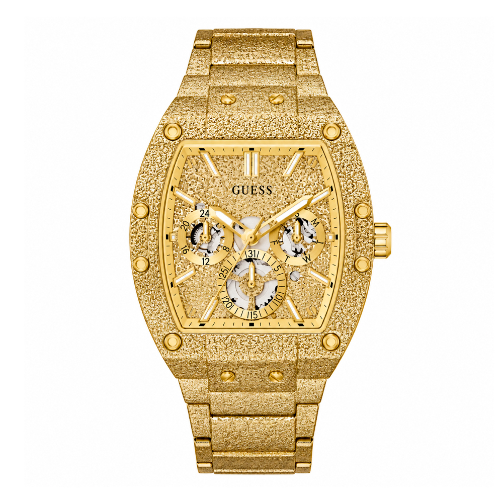 Guess Reloj Analógico Phoenix Frost De 42 Mm En Acero Inoxidable