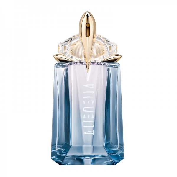 alien perfume blue bottle