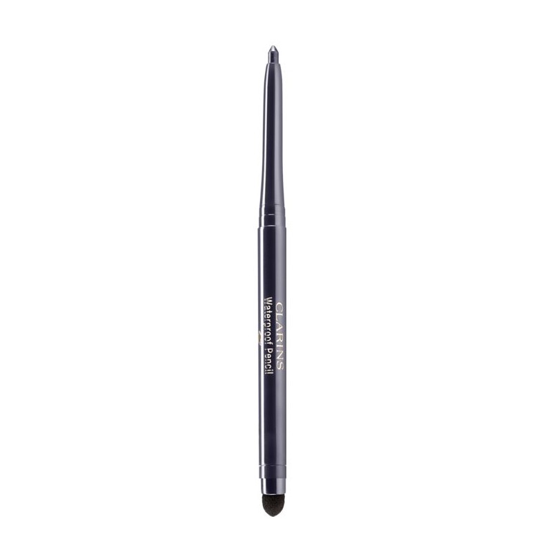 Clarins Waterproof Colored Pencil Eyeliner - Intense Pigment Gel Eye Pencil 0.01 Oz. - 06 smoked wood