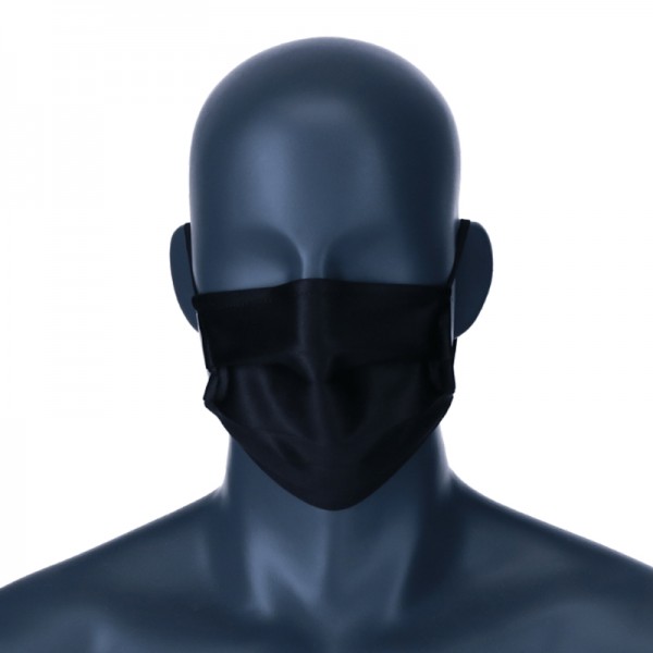 Mask Reusable Hygienic Approved Black Design