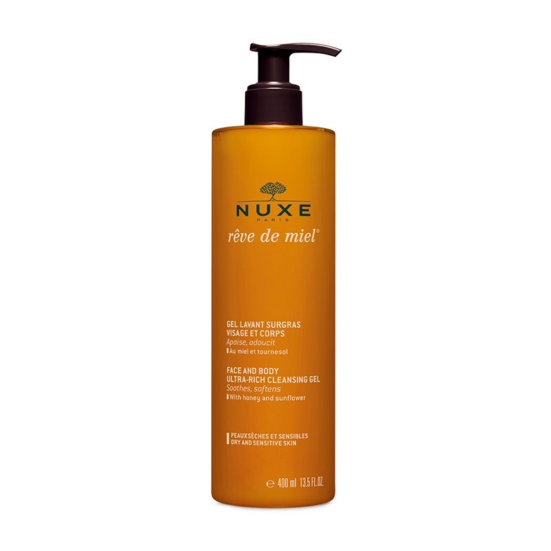 Nuxe Cuidado Corporal Face and Body Ultra-Rich Cleansing Gel Rêve de miel
