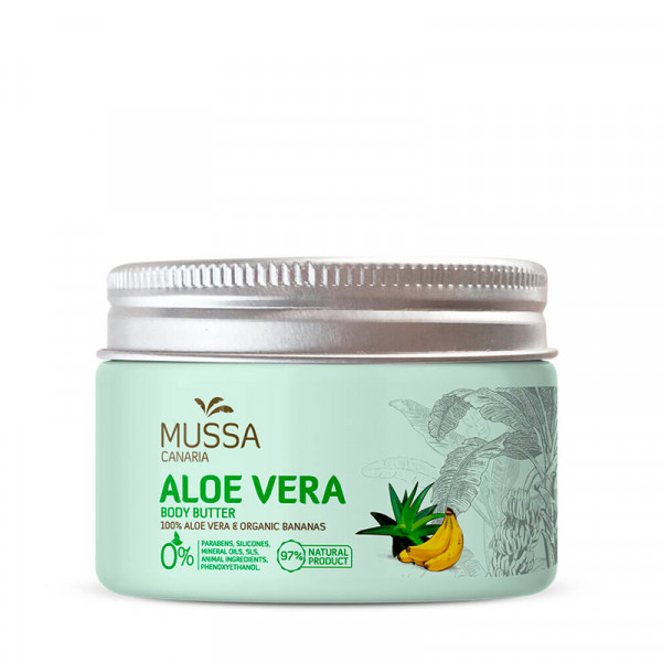 Bodysmør med banan og aloe vera Bodysmør med banan og aloe vera