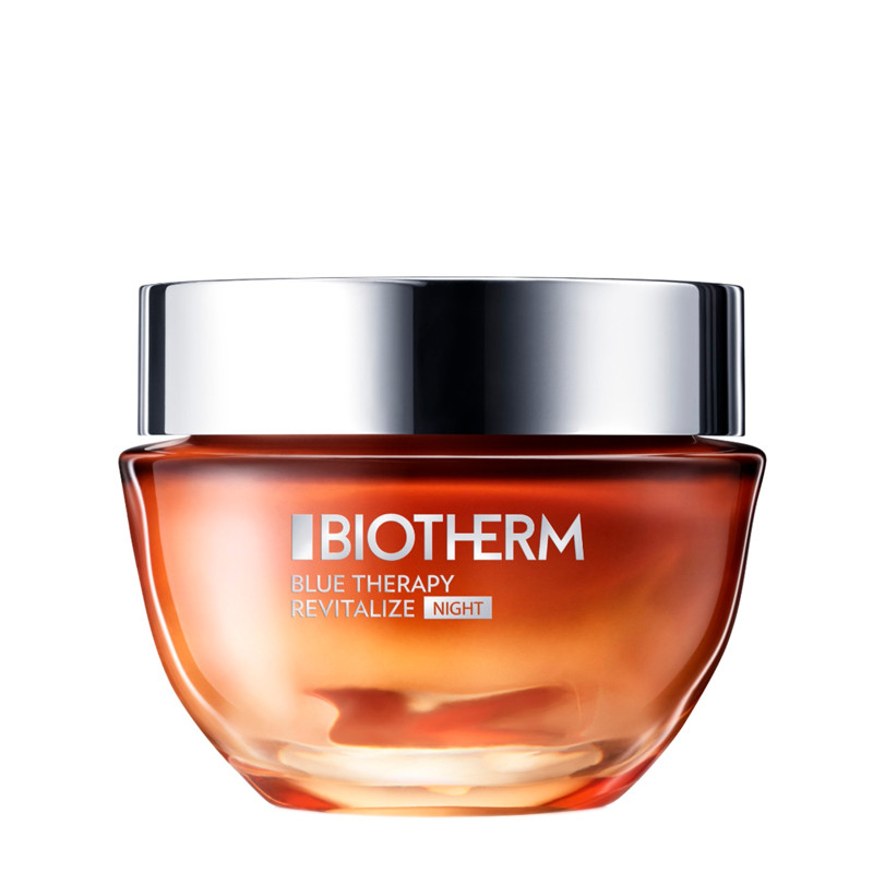 Biotherm Women's Blue/Amber Face Skin Care Therapy Algae Revitalize Night