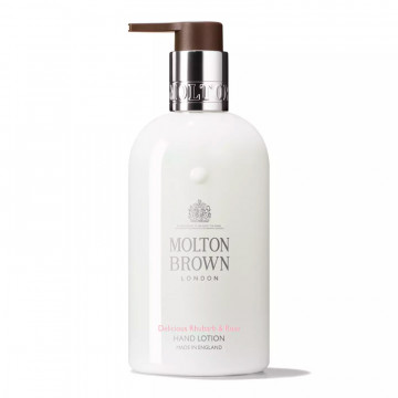 Läcker handlotion med rabarber och ros