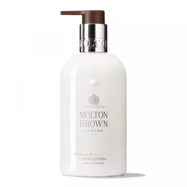 Läcker handlotion med rabarber och ros