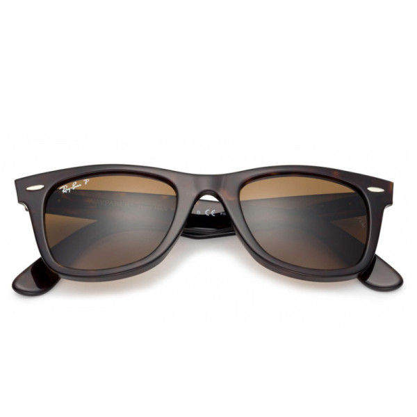 RB2140 Wayfarer 902/57 Sköldpaddsfärgade Kristallbruna Polariserade