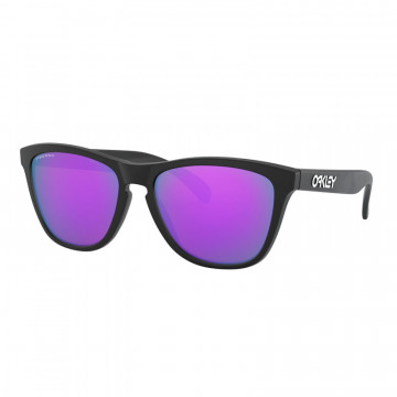 Oo9013 Frogskins 9013h6 Mattsvarta Prizm Violetta Solglasögon