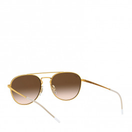 UNISEX-SONNENBRILLE RAY-BAN RB3589 901373 RUBBER GOLD BROWN