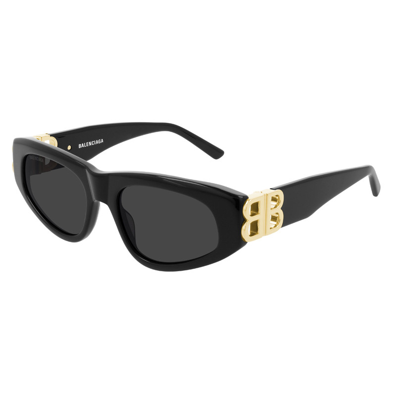 Balenciaga BB0095S 001 Acetato Black Gold