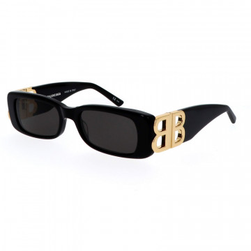 BB0096S 001 Acetat Sort Guld Grå