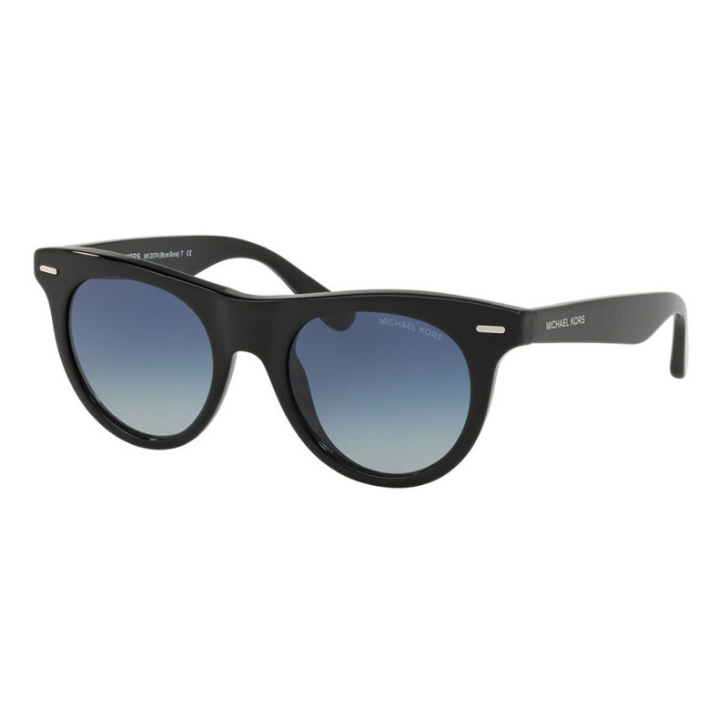 Michael Kors MK2074 Bora 30054l Black Acetate Grey Blue Gradient