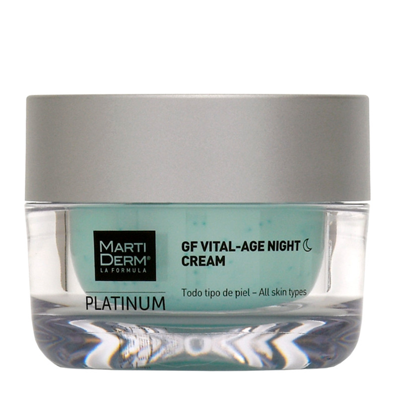 Martiderm Facial Platinum GF Vital-Age Night Cream Crema Antiarrugas - Antiedad