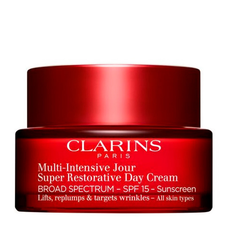 Clarins Trattamenti Viso Multi-Intensive Jour SPF15 Crema Rassodante da Giorno per Tutti i Tipi di Pelle