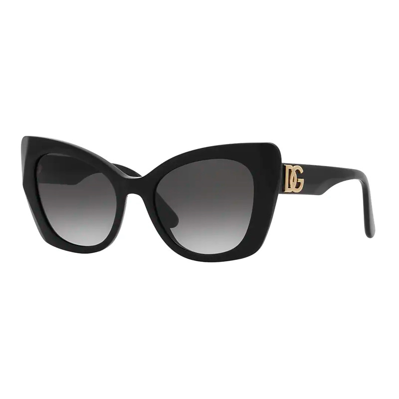 Dolce & Gabbana Eyewear Óculos de sol para mulheres DG4405 501/8G T53 ACETATO 140 3N BLK GREY GRADT