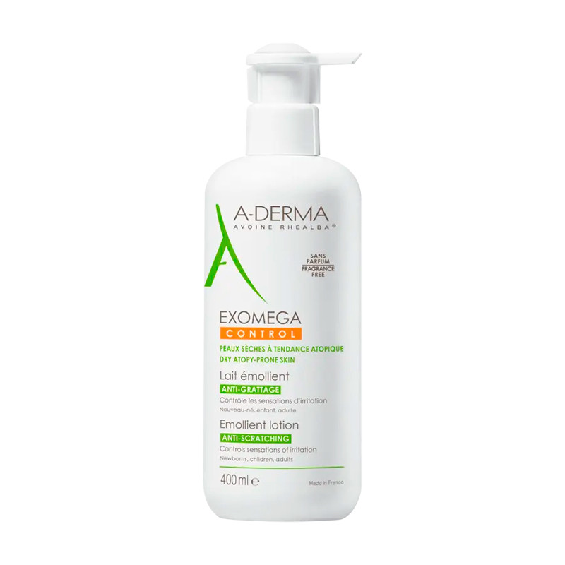 A-Derma Women's Body Care Exomega Control Emollient Anti-Scratch Milk