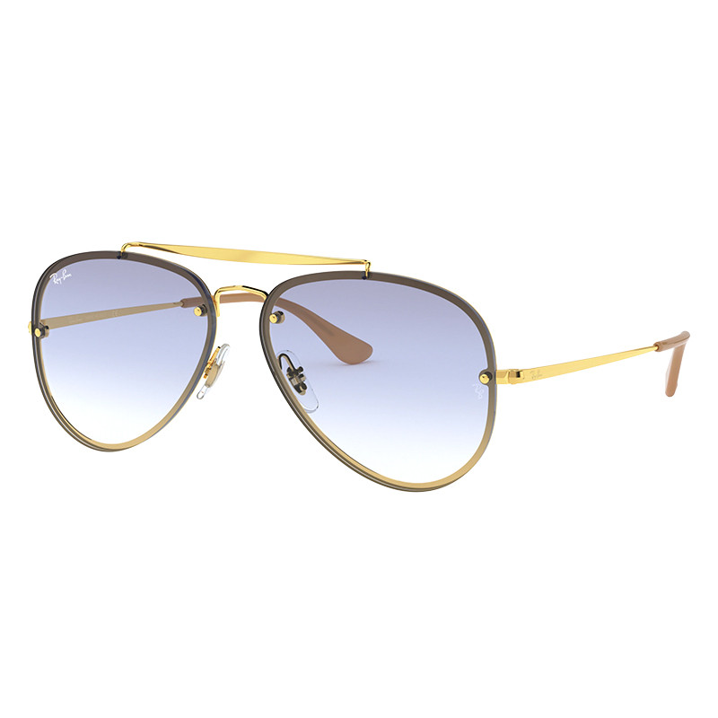 Ray-Ban Women's Gold/Blue Sunglasses For Sunglasses Rb3584n
