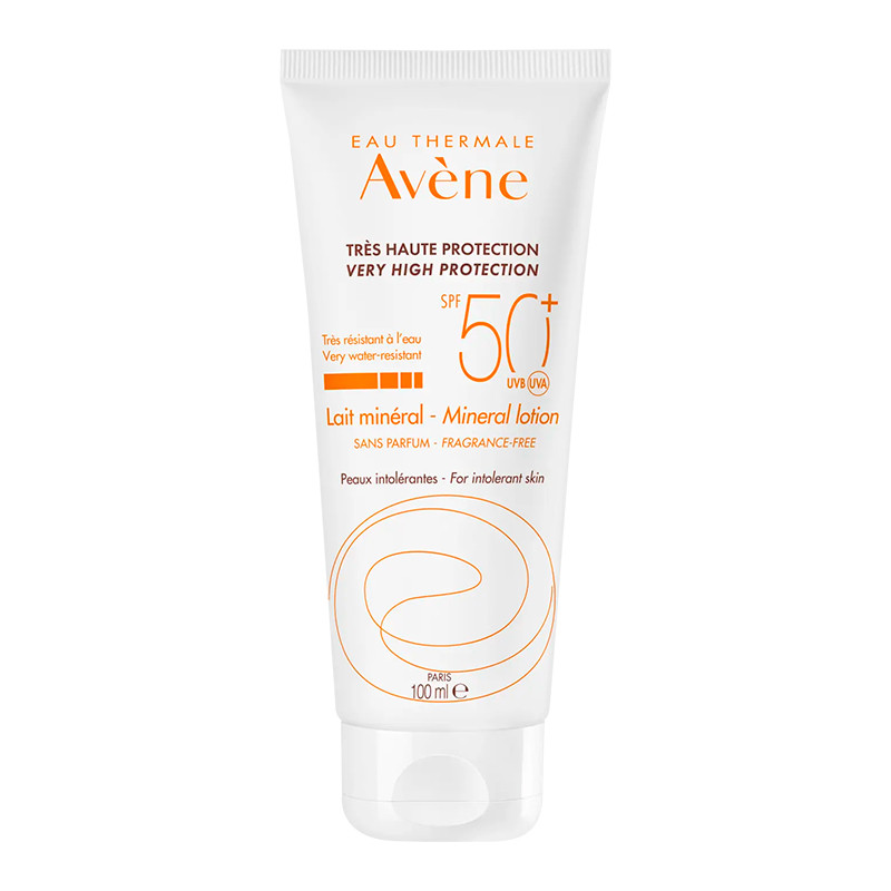Avene Protección Facial Leche mineral SPF50+