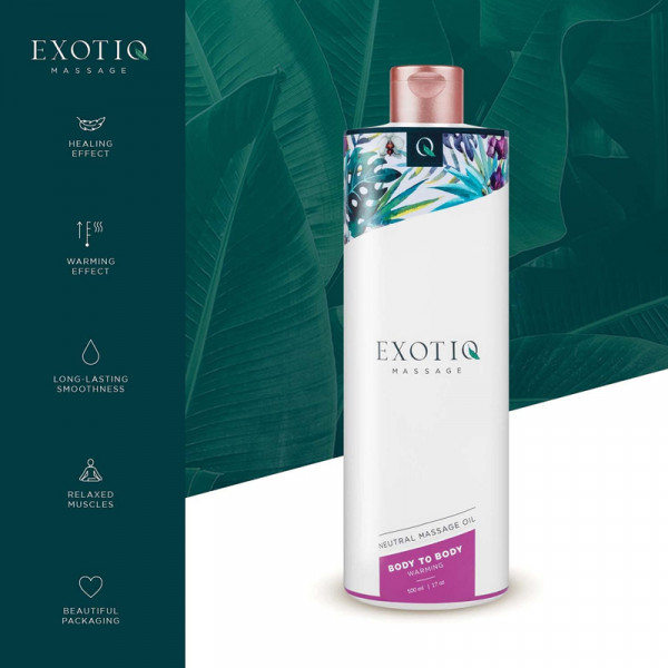 Exotiq Aceite de Masaje Caliente Cuerpo a Cuerpo