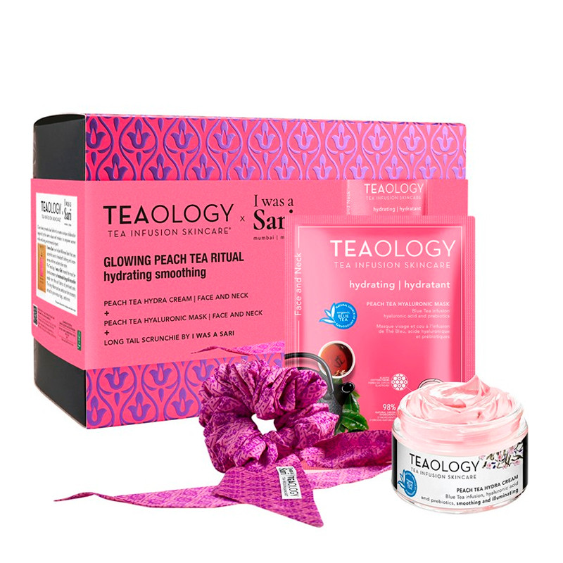 Teaology Conjunto cosmético Peach Tea Hydra Cream SET