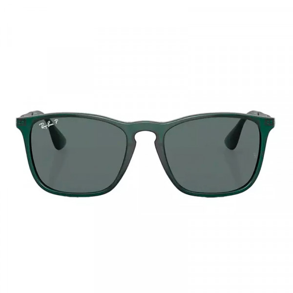 RB4187 666381 T54 Chris 145 3P Transp Green Dark Grey