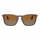 RB4187 6593T5 T54 Chris 145 3P Brown Grey Polarized