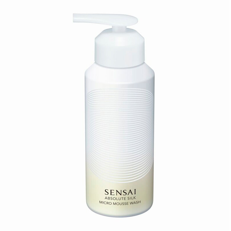 Sensai Women's Face Skin Care Absolute Silk Micro Mousse Wash Facial Cleansing Foam
