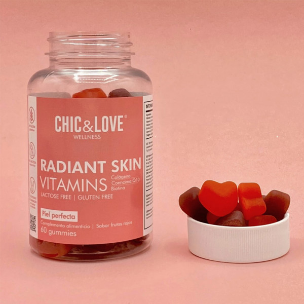 Radiant Skin Vitamins Gummies met Q10 en collageen