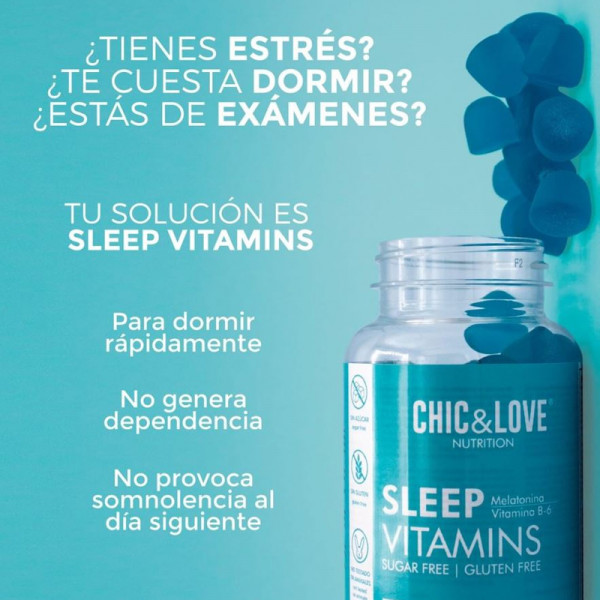 Sleep Vitamins Gummies à la mélatonine et à la vitamine B6