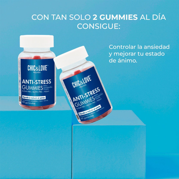 Anti-Estrés Gummies con Ashwagandha y Vitamina D