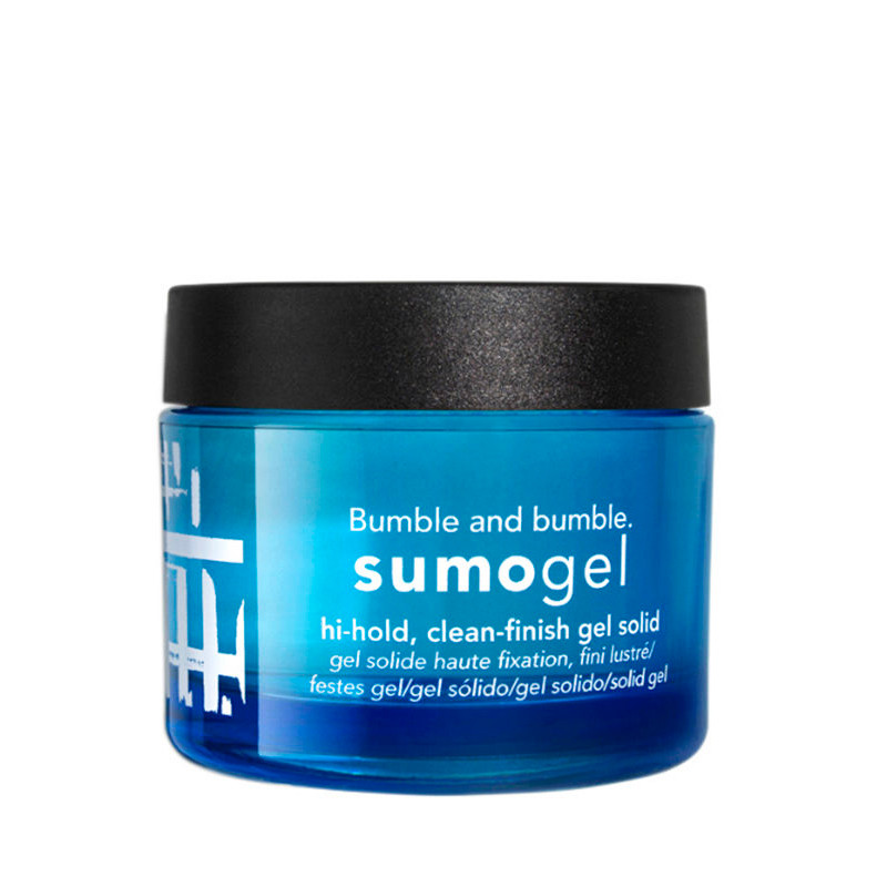Bumble And Bumble Pink Hair Care Sumogel Solid Gel For Styling, Transparent And With High Hold