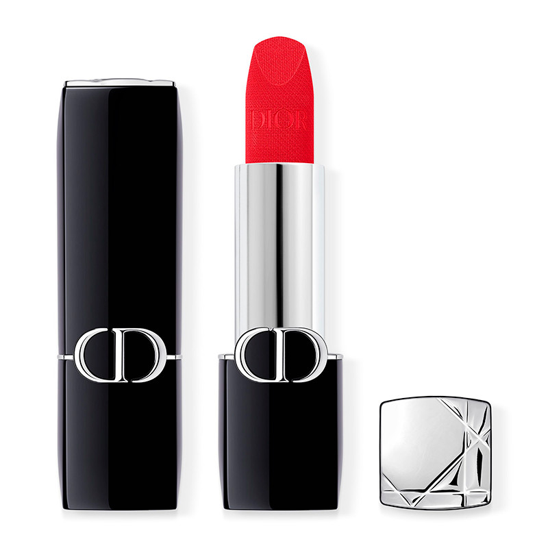 Dior Rossetti ROUGE DIOR ROSSETTO - COMFORT E LUNGA DURATA - TRATTAMENTO FLOREALE IDRATANTE _666 ROUGE EN DIABLE ATERCIOPELADO
