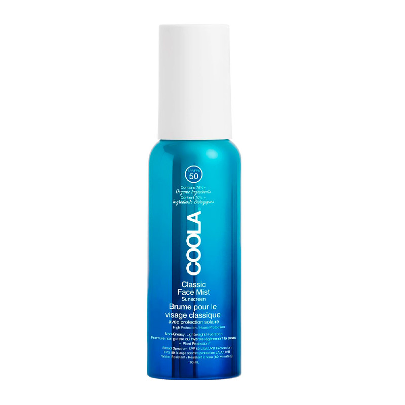 Coola Protector Solar Facial Face Sunscreen Mist SPF50 Bruma protectora solar para el rostro