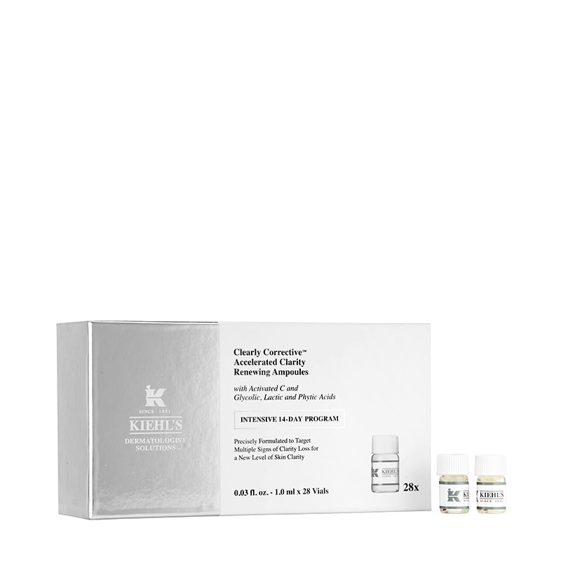 Kiehl's Dark Concentrated Specialty Treatments Clearly Corrective Accelerated Clarity Renewing Ampoules Brightness Treatment Ampoules