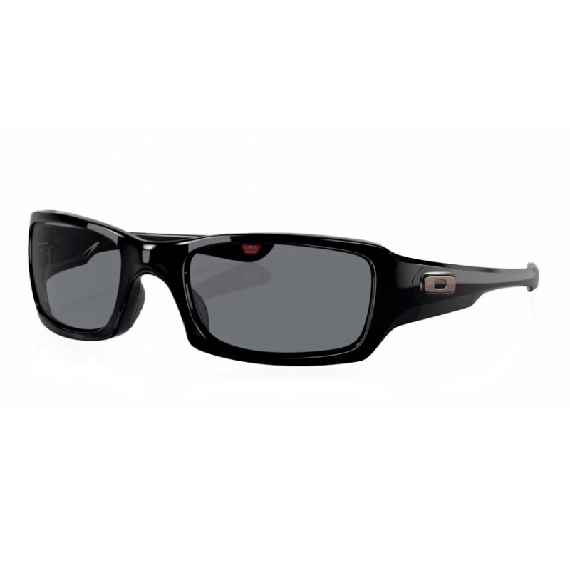 Oakley Men's Grey/Black Sunglasses For Fives Squared Sunglasses
