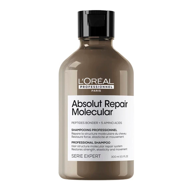Loreal Professionnel Absolut Repair Molecular Shampoo Champú Absolut Repair Molecular, Apto Para Todo Tipo De Cabello Dañado