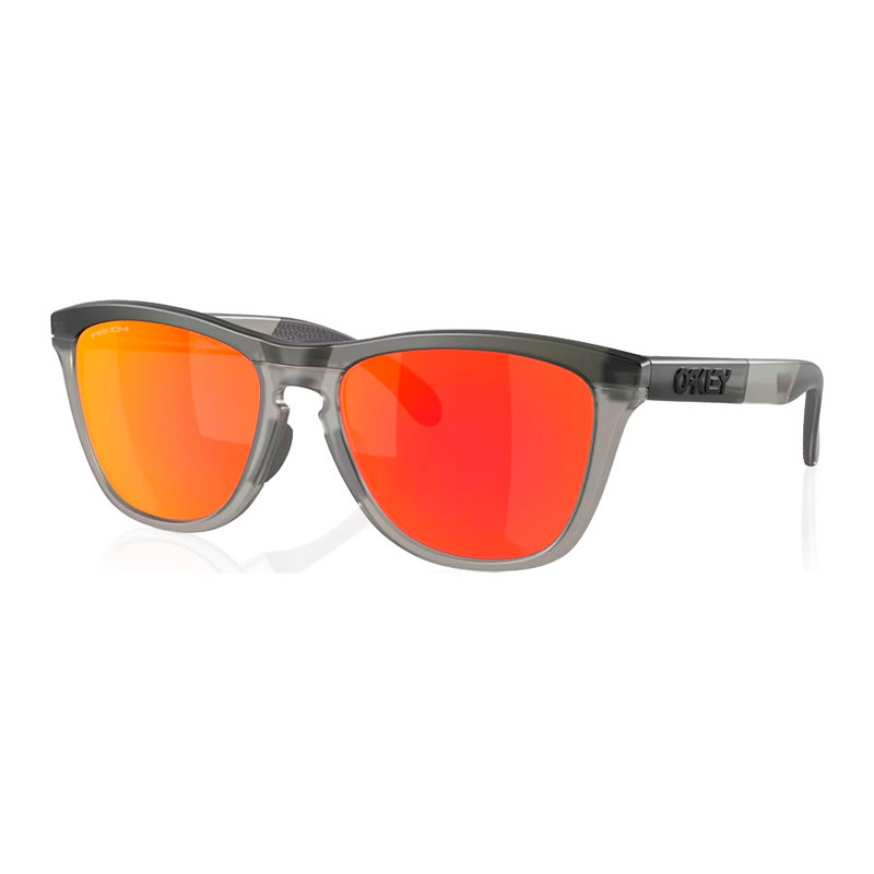 Oakley Man Sunglass Frogskins™ Range - Frame color: Matte Grey Smoke/Grey Ink, Lens color: Prizm Ruby