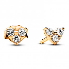 [TATIANA] 925シルバー☆Amelie Heart Mix Earring 全3色 TATIANA☆[Silver925] Ameli Heart Mix Earring 全3色 (TATIANA