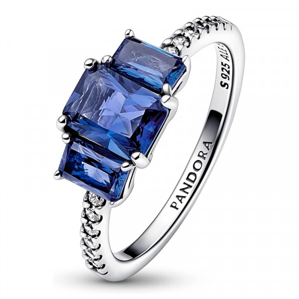 bague-brillante-trois-pierres-bleues-rectangulaires