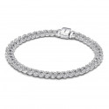 Pulseira de corrente cubana Timeless Pavé 593008C01