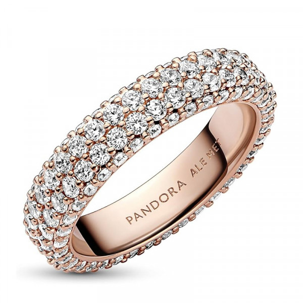 Timeless Bague Double Rang en Pavé 182629C01