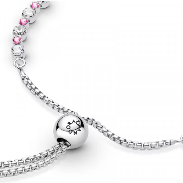 sparkly-pink-and-clear-bracelet-with-slider-clasp