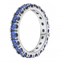 Bague d'éternité bleu vif 190050C02